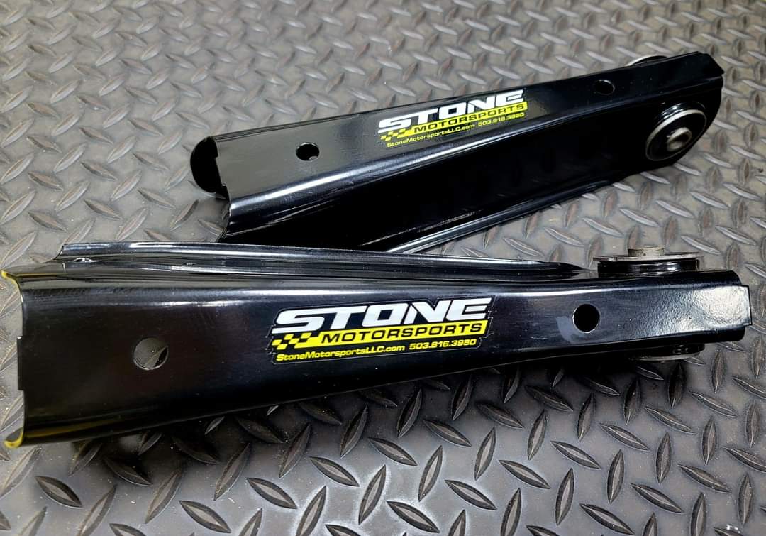 Metric Premium HD Upper Rear Control Arm FLEX Bushings Stone